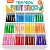 主图_01 144 Pcs Tempera Paint Sticks, 12 Classic Colors, Washable Solid Paint Sticks for Kids Toddlers, Painting Art Supplies for Classroom Students, Class Pack, Non-Toxic, Quick Drying, Back to School Supplies Bulk